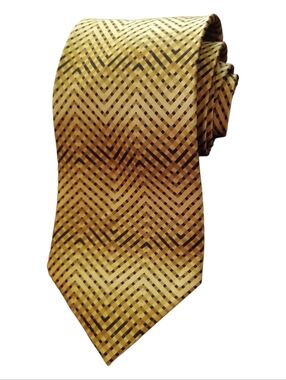 Men's Gold Silk Tie